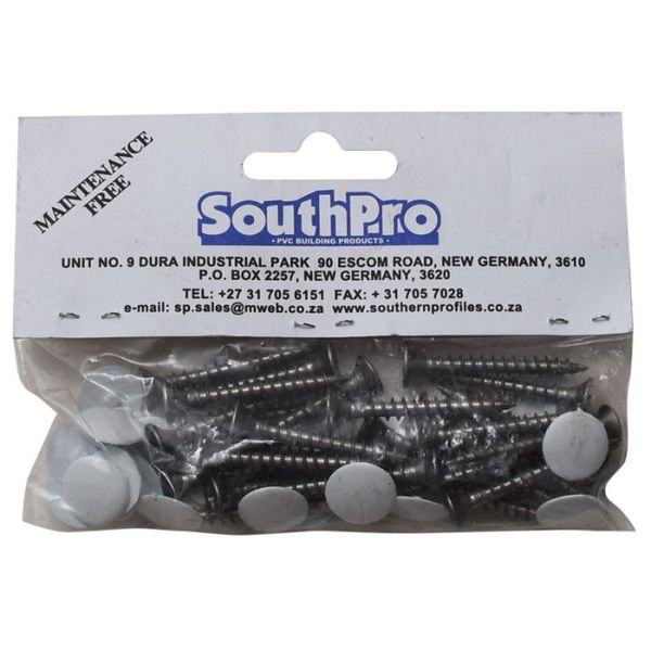 Pvc Board Fixing Screw &amp; Cap (25/Bag)