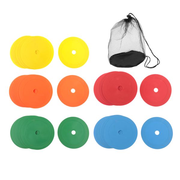 50-piece Multifunctional Football Training Flat Marker Pad