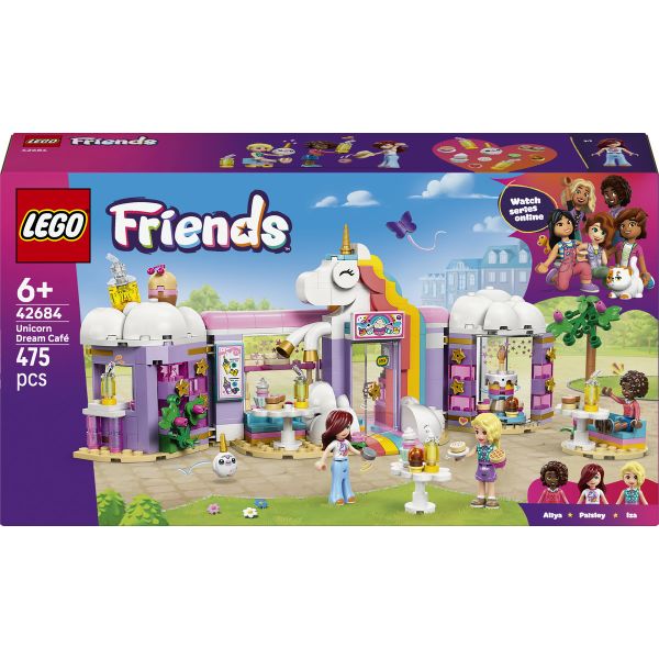LEGO® Friends Unicorn Dream Café Pretend Play Toy Set 42684