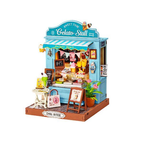 Rolife By Robotime Gelato Stall DIY Miniature House