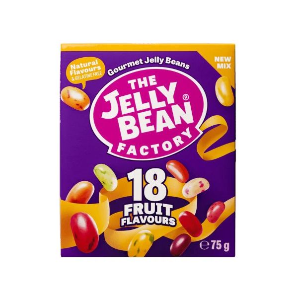 The Jelly Bean Factory - Fruit Mix Box - 8 x 75g