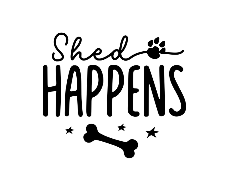 Vinyl Home Decor Wall Art - Shed Happens - Black