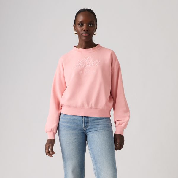 Levi's® Women's Graphic Vintage Boxy Sweatshirt-Pinks