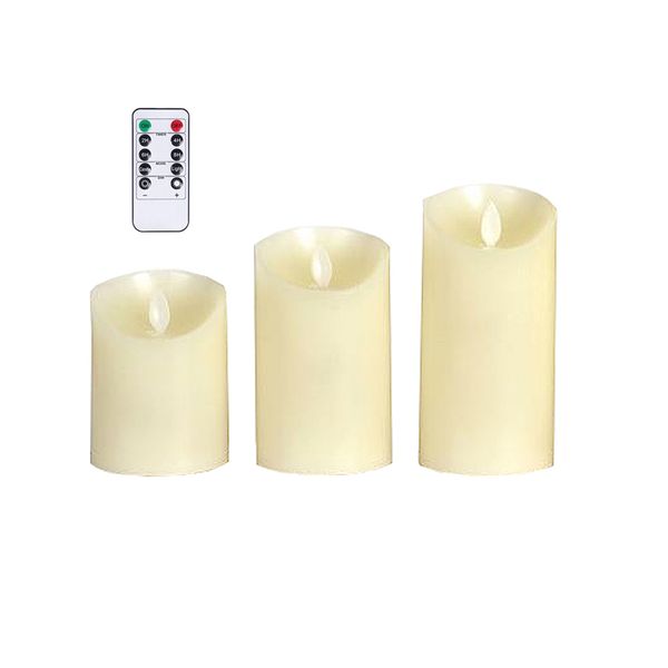 Flameless Candles Battery Operated LED Candle Sets With Remote Control