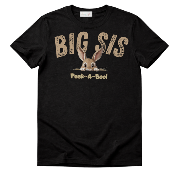 Baby- Sister Short Sleeve Tshirt -Eng-Peek-a-Boo