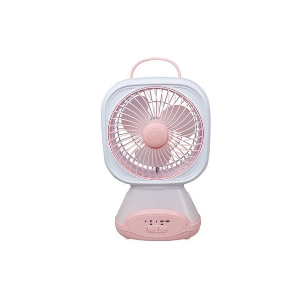 Syntronics- Portable 6 inch Rechargeable Fan With Led Light