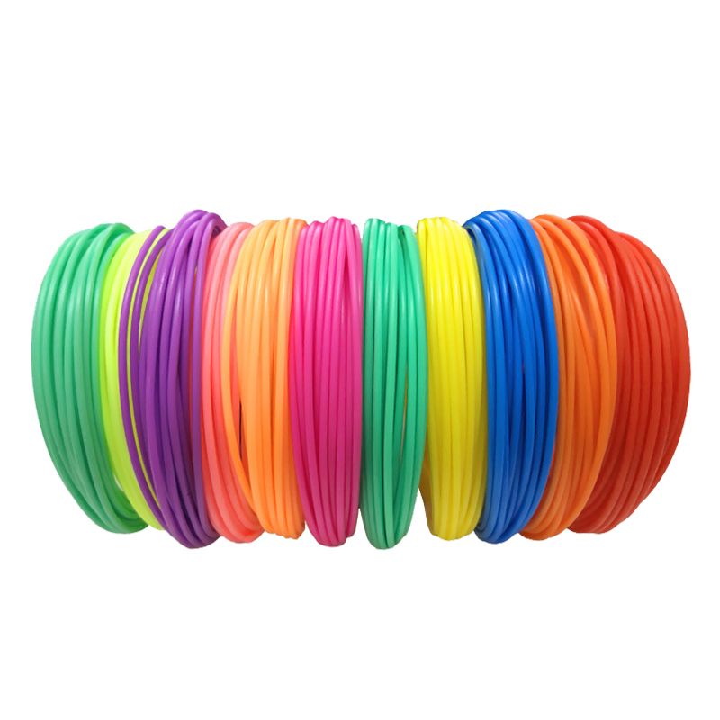 10 Colors 3D Pen Filament Refills 1.75mm PCL Printer Refill Pack