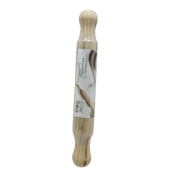 DGM-835 Wood Rolling Pin for Baking Dough Roller with Handle 6.0 x 40cm