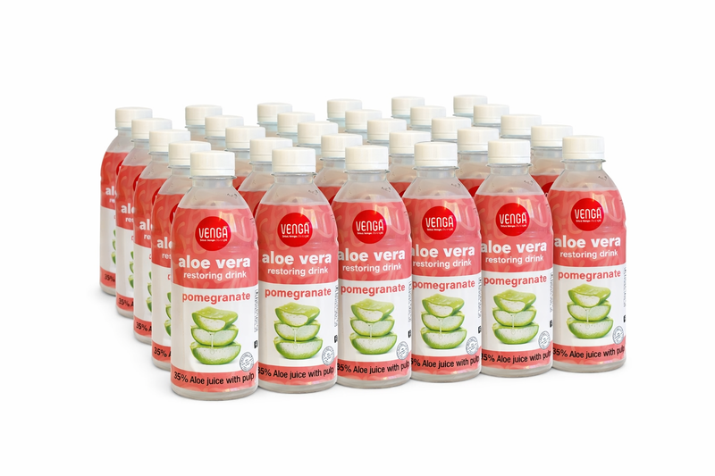 Venga Aloe Vera Drink 350 ml Pomegranate 24 Pack