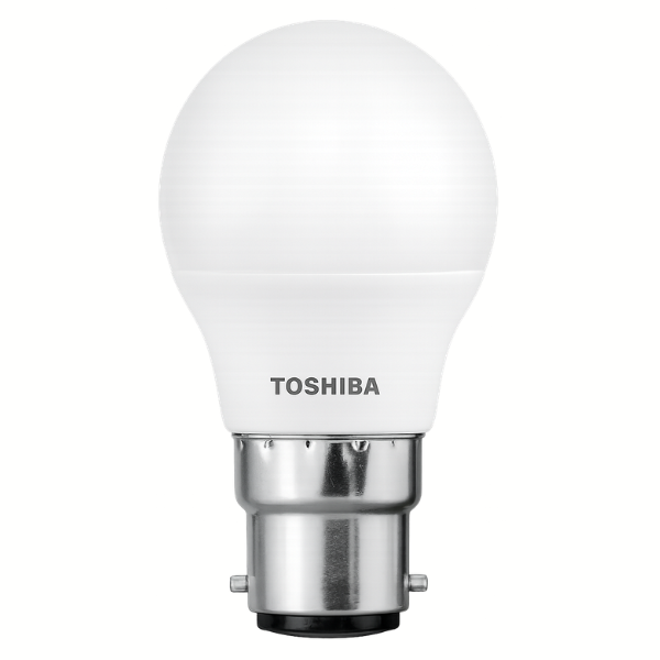 TOSHIBA B22 G45 Golfball LED Light Bulb 5W Cool Daylight 6500K