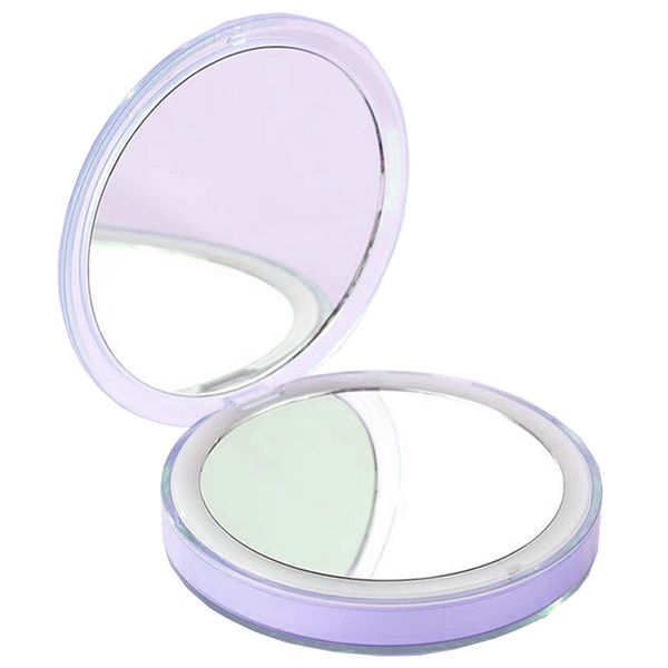 Portable Mini LED Makeup Mirror Stylish Daily Commute Woman Travel