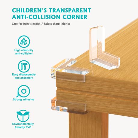 Baby Proof Corners and Edges Anti-collision Transparent Edge Protector