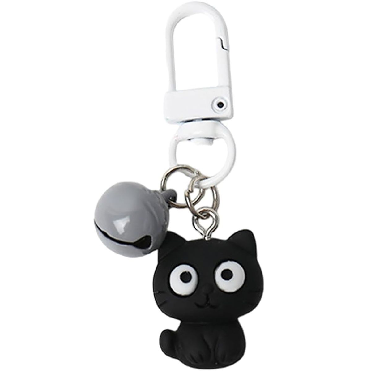 Stylish Cat Pendant Keychain, Girls' Purse Charm