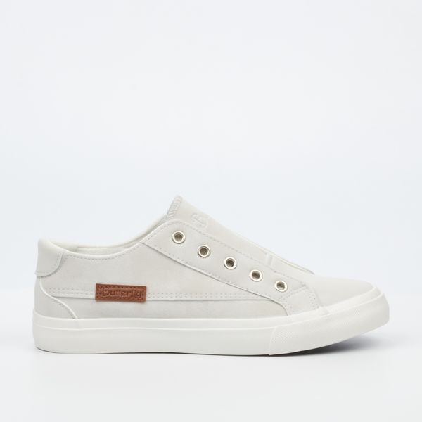 Butterfly Feet Women Ivory Nubuck Pu Plain Casua image