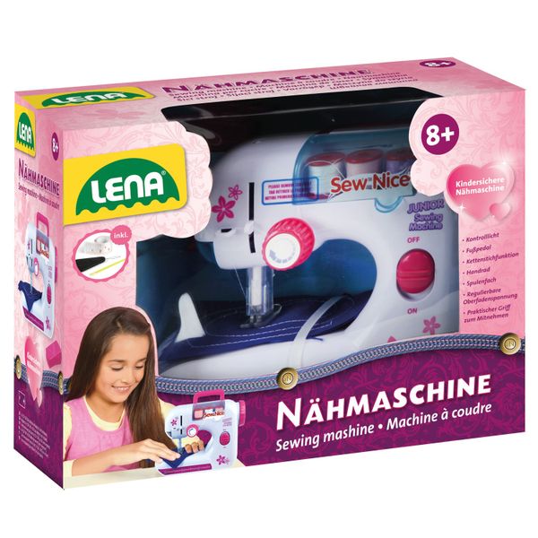 LENA Children’s Sewing Machine Battery Operated with Foot Pedal