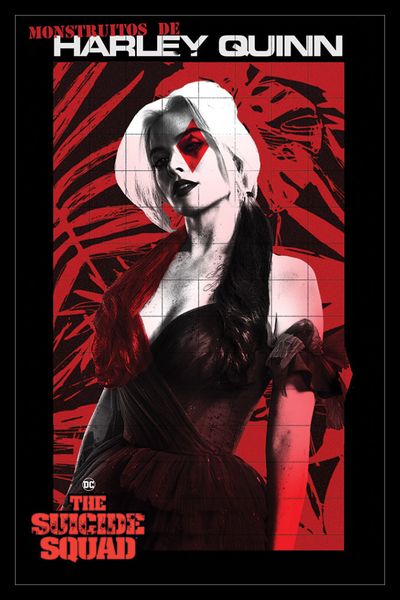 The Suicide Squad (Team) Poster with Black Frame
