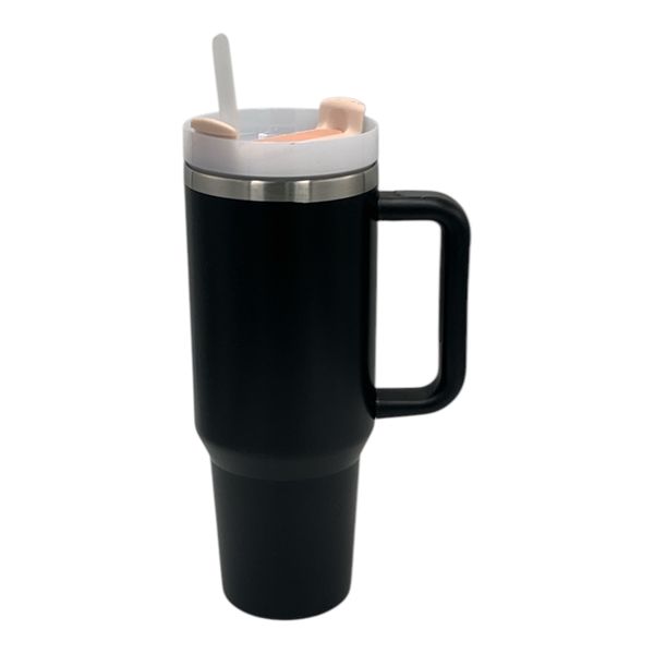 Travel Mug Stainless Steel with Straw - 1200ml