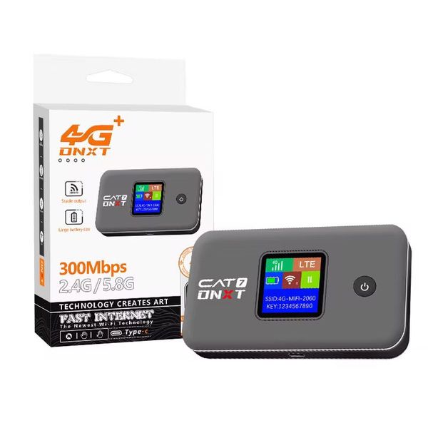 4G+ CAT7 LTE Mobile Sim Wi-Fi Pocket Router Hotspot-300Mbps High-Speed-(GC)