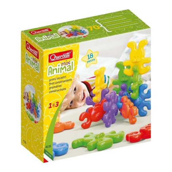 Quercetti Animal Mix First Constructors Activity Set