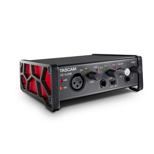 Tascam US-1x2HR - 1Mic, 2In/2Out High Resolution USB Audio Interface