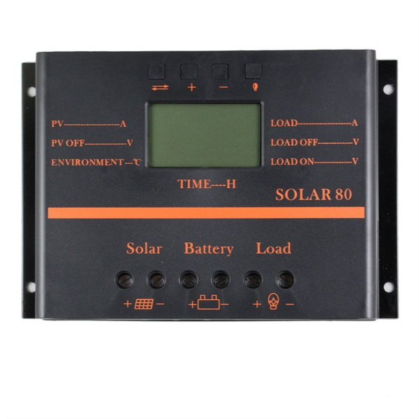Solar Charge Controller 80A Solar Panel Custom Battery Regulator