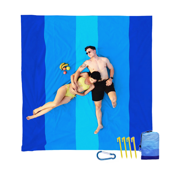 Waterproof Sand Beach Mat 200 x 210cm Camping Mat Go Out for Leisure