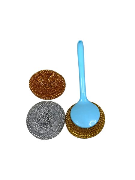 Steel Wool Scrubbing Pads - Heavy-Duty Kitchen &amp; Household Cleaner