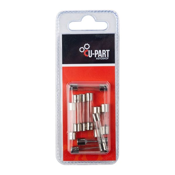 U-Part Autoshop 32mm Glass Fuse - 15AMP (Pack of 5)