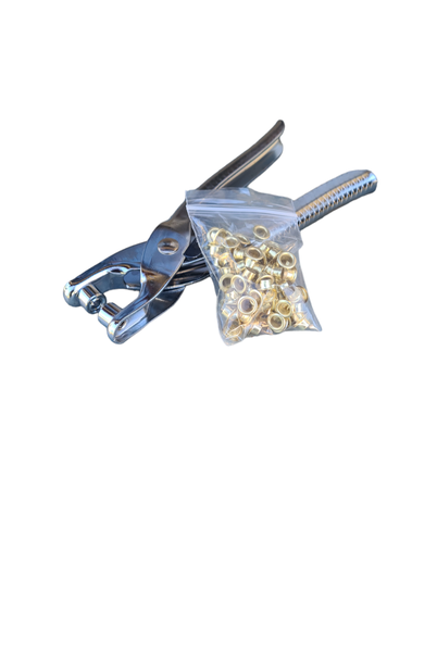1pc Grommet Setting Tool/Pliers &amp; 100 Grommet Pieces