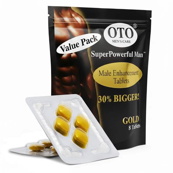 OTO GOLD MAX 8 - Original Male Enlargement &amp; Erection Booster - 8 Tablets