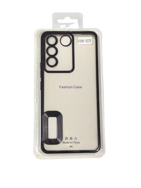 Vivo V27E Slim Fit Color &amp; Clear Camera Protective Cover