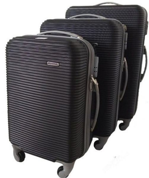 Acesa Quality 3 Piece Hard Outer Shell Luggage Set