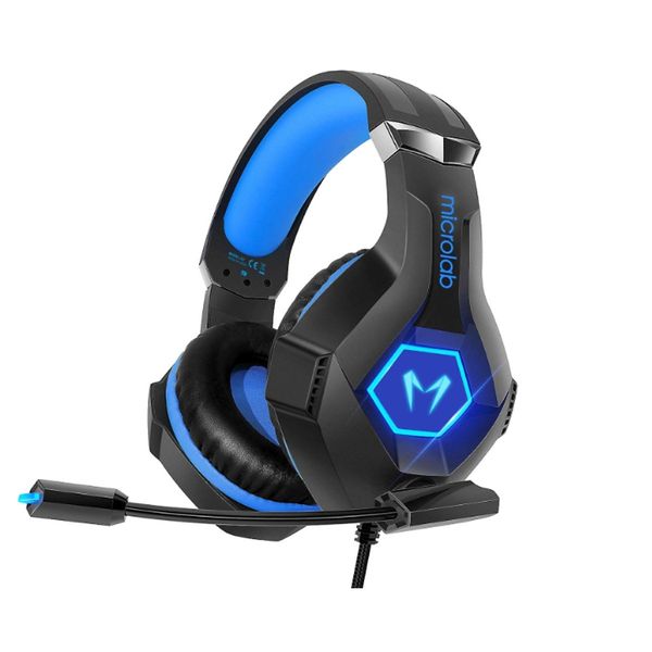 Microlab G7 Pro Gaming Headset w/Microphone-BK/RD