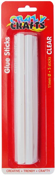 Glue Sticks Clear 11mm (5 pcs)