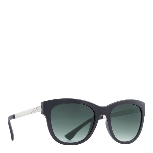 Seksy Wayfarer Sunglasses - Silver/Black