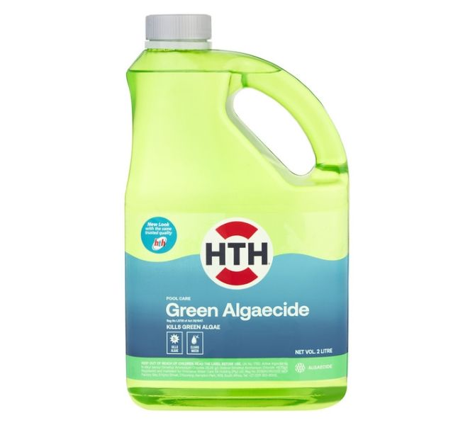 Green Algaecide 2 L - Fast-Acting Pool Treatment for Green Algae Removal