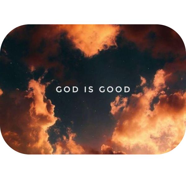 God is good Printed Mouse Pad