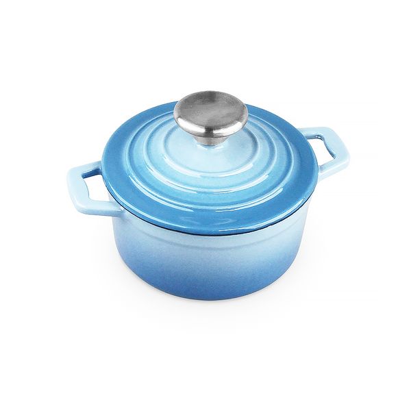 La Cocina 14cm Round Mini Pot (0.95Liter) - Blue