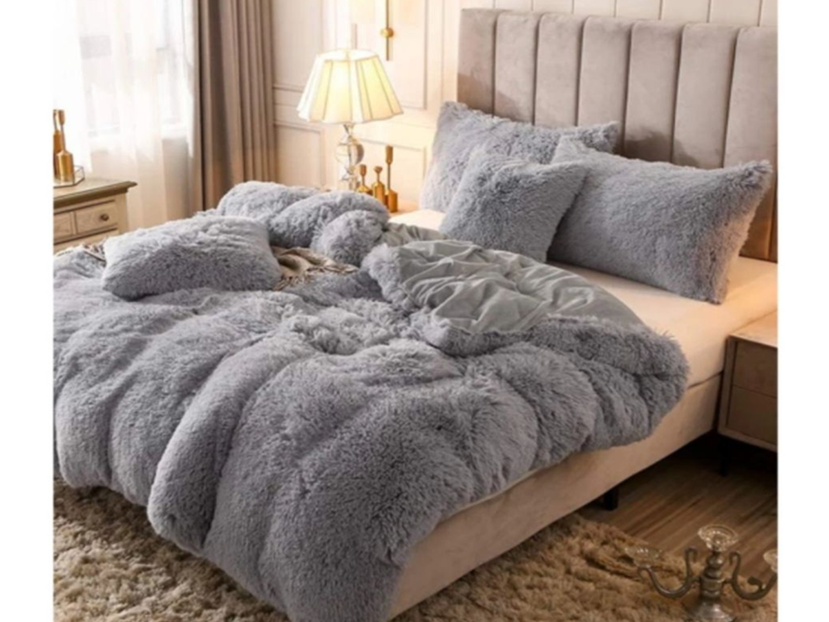 Grey Fluffy Winter Comforter | Shop Today. Get it Tomorrow! | takealot.com