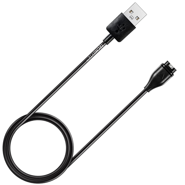 TechByte Charging Cable for All Garmin Watches - Charge &amp; Sync - USB-A/1m