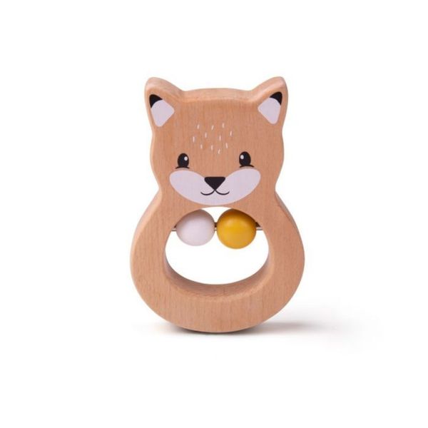 BigJigs FSC® Certified Wooden Fox Rattle
