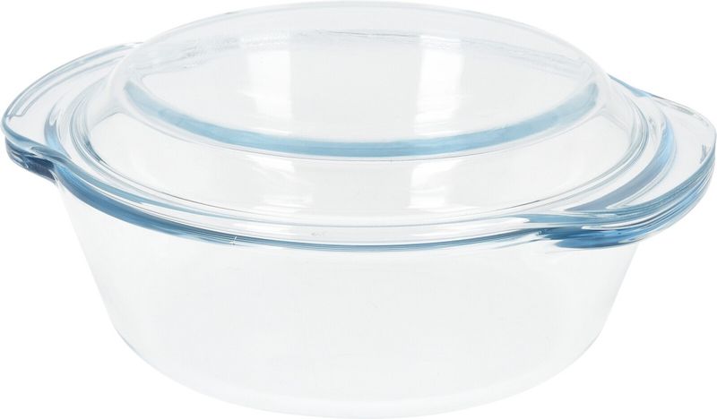 Termolex Round Glass Casserole Dish with Lid 23.4x20.7x10cm
