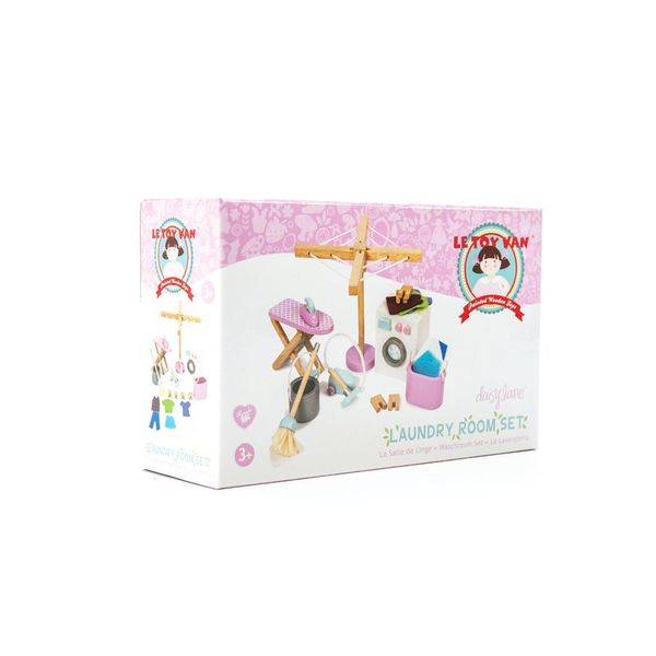Le Toy Van Dollhouse Laundry Room Accessory Set