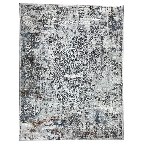 230 x 160cm Modern Vintage Turkish Multi Grey Rug