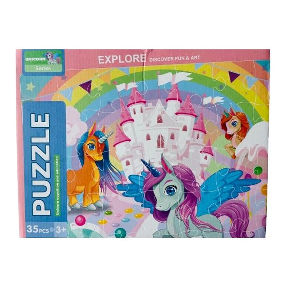 Unicorn Castle 35 Piece Jigsaw Puzzle
