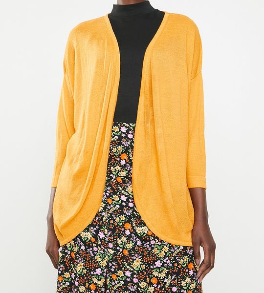Women's STYLE REPUBLIC Dolman Sleeve Cardigan - Yellow