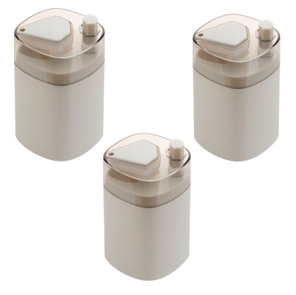 3 Piece - Modern Hygienic Toothpick Storage Jar