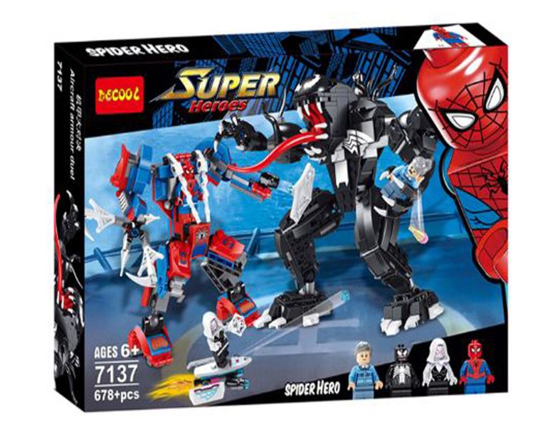 G4A - Super Heroes - Decool 7137 - Spider Man vs. Venom