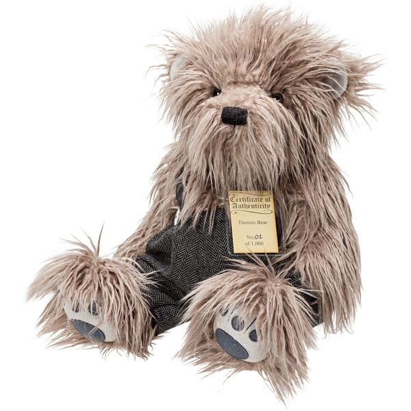 SUKI Limited Edition Collectible Silver Tag Bear Thomas -17134
