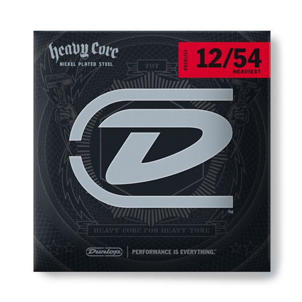 Dunlop Heavy Core Electric Guitar Strings 12-54 DHCN1254